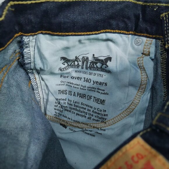 Levi's 550 Men's Size 32x36 Relaxed Fit Tapered Leg Jeans Stretch Blue Denim NWT - Picture 12 of 14